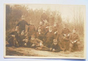 Fotokaart SOEST:  peloton Ned militairen 22- februari 1917. beschikbaar voor biedingen
