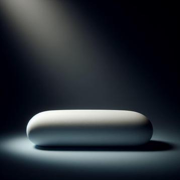 Mini Guling Bolster (M)~45xØ15x20cm. met 300gr. Memory Foam  beschikbaar voor biedingen