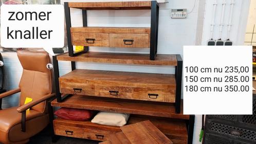 AANBIEDING Tv Meubel Industrieel Mango v.a 235 NIEUW, Huis en Inrichting, Kasten | Televisiemeubels, Nieuw, Minder dan 100 cm