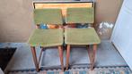 Retro stoelen barkrukken, Huis en Inrichting, 2 krukken, Ophalen, Gebruikt