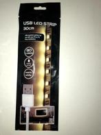 Warm White - Waterproof - USB LED-Strip 30 CM - Warm Wit, Ophalen, Nieuw, Licht