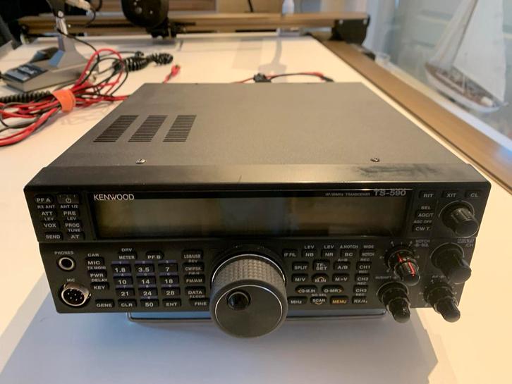 Kenwood TS-590SG met MC-60, Telecommunicatie, Zenders en Ontvangers, Zo goed als nieuw, Zender en Ontvanger, Ophalen