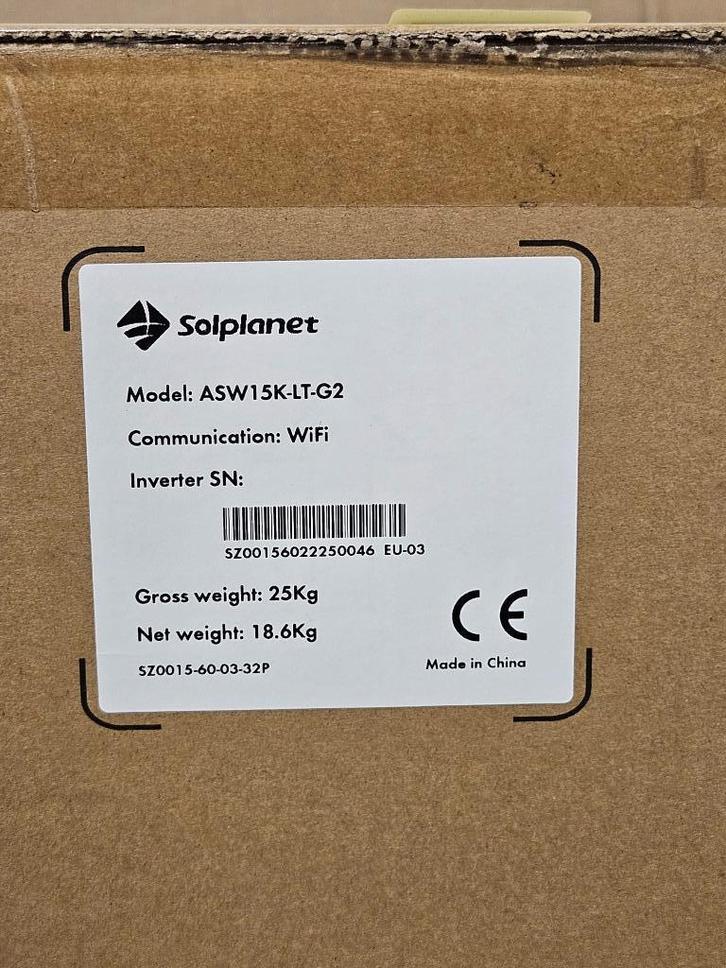 Omvormer Solplanet ASW15K-LT G2, Doe-het-zelf en Verbouw, Zonnepanelen en Toebehoren, Nieuw, Overige typen, Ophalen