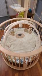 Bopita Box Rondo Naturel met Wielen, Ophalen, Nieuw, Rond, Wieltjes