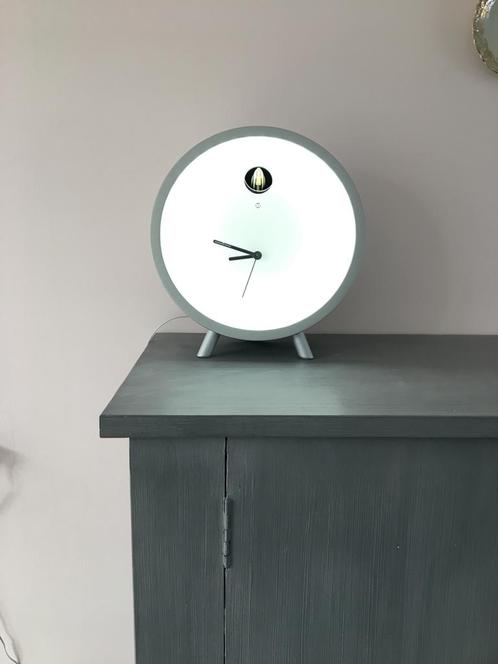 Diamantini & domeniconi Plex. Koekoeksklok. Tafel klok., Huis en Inrichting, Woonaccessoires | Klokken, Zo goed als nieuw, Wekker of Tafelklok