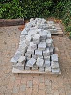 granieten kasseien 10x10x10 - ca. 280 stuks, Tuin en Terras, Ophalen, Gebruikt, Natuursteen, 10 m² of meer