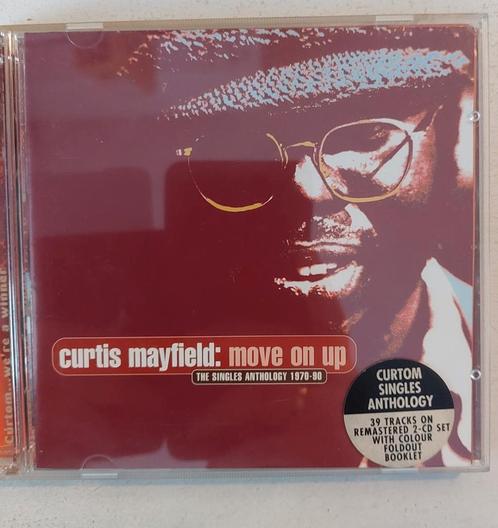 CD Curtis Mayfield - Move on up, Cd's en Dvd's, Cd's | R&B en Soul, Zo goed als nieuw, Ophalen of Verzenden