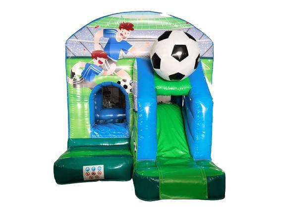 Te huur springkussen Voetbal, Hobby en Vrije tijd, Feestartikelen | Verhuur, Gebruikt, Overige, Ophalen