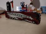 WSI Valcaranghi Scania Streamline topline met koeltrailer., Ophalen of Verzenden, Zo goed als nieuw, Bus of Vrachtwagen, Wsi