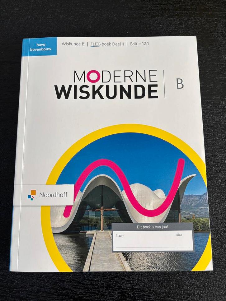 Moderne Wiskunde Havo bovenbouw NIEUWFlex deel 1 editie 12.1, Boeken, Wetenschap, Zo goed als nieuw, Natuurwetenschap, Ophalen
