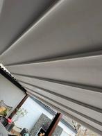 Groot elektrisch zonnescherm met lampjes, Tuin en Terras, Overkappingen, Ophalen, Gebruikt, Veranda
