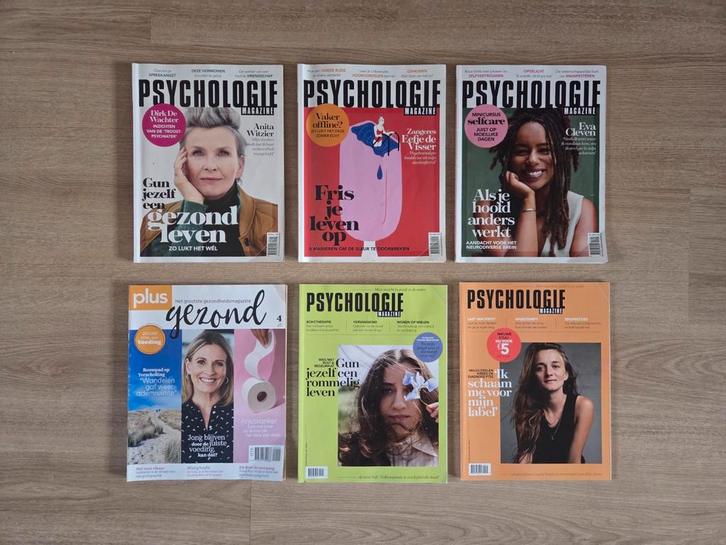 5x Pyschologie magazine, 1x Gezondheid Plus, Boeken, Tijdschriften en Kranten, Zo goed als nieuw, Ophalen of Verzenden