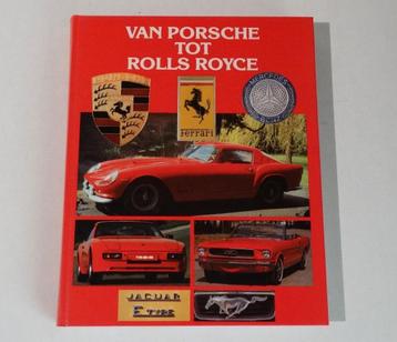Van Porsche tot Rolls Royce mooi auto boek in nieuwstaat beschikbaar voor biedingen