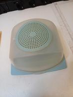 Vintage Tupperware Kaasstolp & Vleeswarendoos, Ophalen of Verzenden, Gebruikt, Blauw, Bus of Trommel