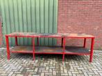 Stalen Werkbank - 3 Meter Lang, Doe-het-zelf en Verbouw, Werkbanken, Ophalen, Gebruikt, 170 cm of meer