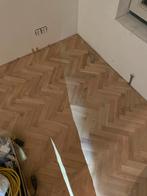 Houten - Parket - Visgraat Planchettes - ca 25 m2, Nieuw, Minder dan 50 cm, Ophalen of Verzenden, 10 m² of meer