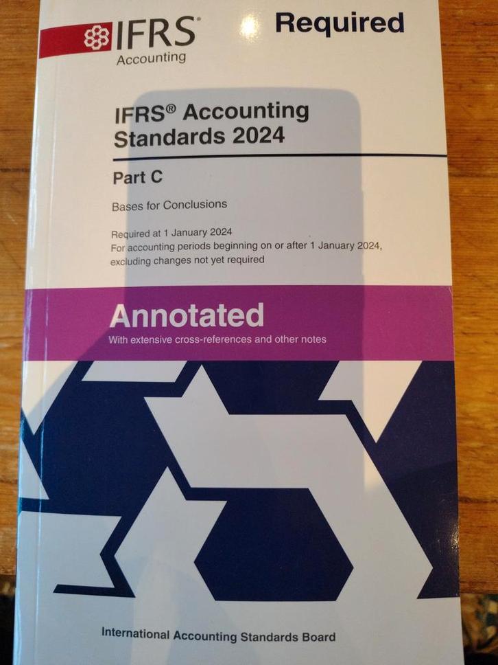 IFRS Accounting Standards 2024 - Nieuw!, Boeken, Studieboeken en Cursussen, Nieuw, HBO, Beta, Ophalen of Verzenden