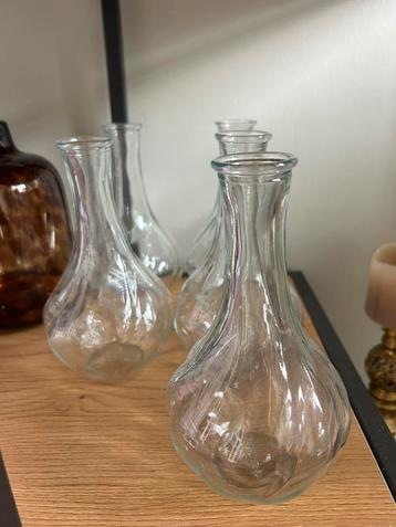 5 vaasjes glas bruiloft decoratie beschikbaar voor biedingen