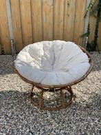 Rotan Papasan Stoel - Gebruikt, Ophalen, Gebruikt, Bruin, Riet of Rotan