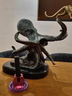 octopus beeld brons XL 35cm 12 kilo, Antiek en Kunst, Ophalen of Verzenden