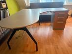 Hoekbureau met ladekast, Huis en Inrichting, Bureaus, Ophalen, Gebruikt, Bureau