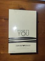 Emporio Armani Because it's you eau de parfum 100ml, Ophalen of Verzenden, Nieuw