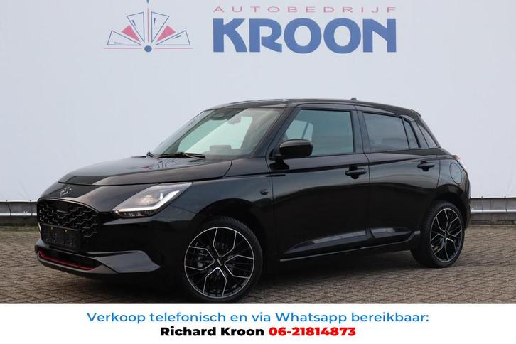 Suzuki Swift 1.2 Smart Hybrid Black Edition I 17" Velgen met, Auto's, Suzuki, Bedrijf, Te koop, Swift, ABS, Achteruitrijcamera