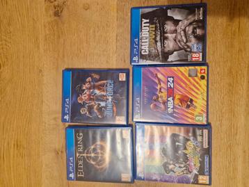 Playstation 4 spellen beschikbaar voor biedingen