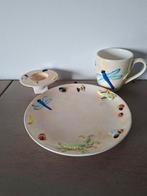 Ontbijtsetje, Huis en Inrichting, Keuken | Servies, Ophalen of Verzenden, Porselein, Overige stijlen, Bord(en)