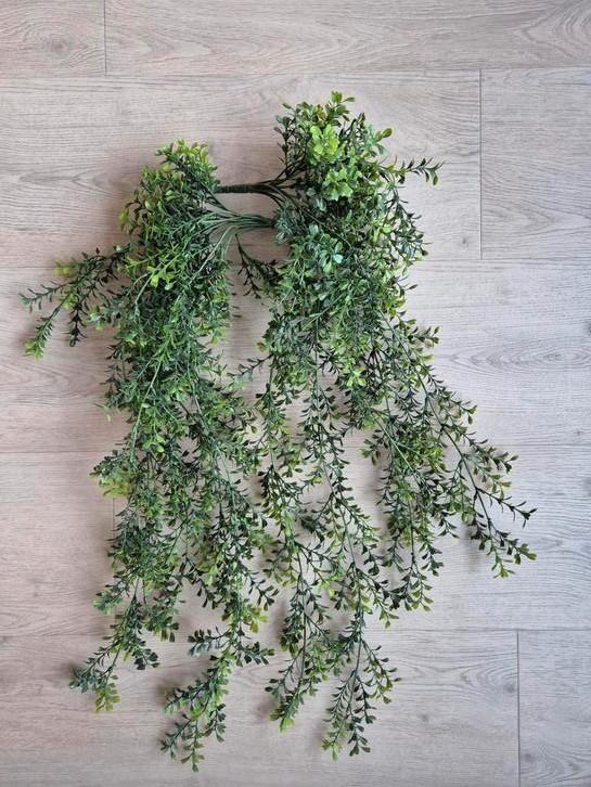 Kunsttak/plant hangend 2 stuks, Huis en Inrichting, Woonaccessoires | Kunstplanten en Kunstbloemen, Zo goed als nieuw, Binnen