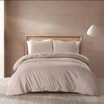 Studio LIVIT Flanellen dekbedovertrek 240x200, effen beige, Beige, Dekbedovertrek, Tweepersoons, Ophalen of Verzenden