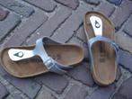 GRATIS VERZENDEN LUXE ZILVEREN GIZEH BIRKENSTOCKS MT 37, Slippers, Birkenstock Gizeh 37, Overige kleuren, Verzenden