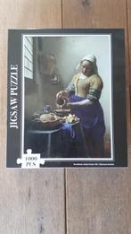 legpuzzel JIGSAW Het Melkmeisje Johannes Vermeer 1000 stukje, Ophalen, 500 t/m 1500 stukjes, Zo goed als nieuw, Legpuzzel