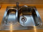spoelbak merk franke RVS, Ophalen, Gebruikt, 50 tot 100 cm, Minder dan 100 cm
