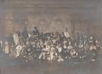 Grote oude foto carnaval 1914 Parkzicht plaats onbekend, Gebruikt, Verzenden, Foto, Voor 1940