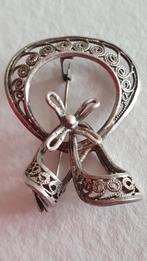 Filigrain broche zilver 925, Minder dan 4 cm, Ophalen of Verzenden, Zo goed als nieuw, Zilver