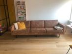 Rodeo bank 3 zits bruin cognac, Ophalen, 250 tot 300 cm, Gebruikt, Driepersoons