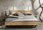 Eikenhouten bed 180x200 / bed 160 200, Verzenden, Tweepersoons, Zo goed als nieuw, 180 cm