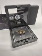 Zilveren Oorbellen Verguld Met 2 x 1 Ct. Moissanite Diamant, Nieuw, Ophalen of Verzenden, Met edelsteen, Knopjes of Stekers