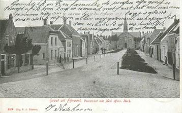 (388-560-023) Fijnaart Voorstraat met Ned. Herv. Kerk beschikbaar voor biedingen
