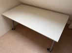 Ikea bureau tafel eettafel op wieltjes 160x80, Huis en Inrichting, Bureaus, Ophalen, Gebruikt