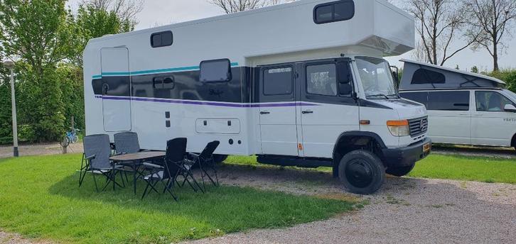 Mercedes Vario 816 alkoof camper, Caravans en Kamperen, Campers, Particulier, meer dan 6, Alkoof, Mercedes-Benz, Mercedes, Diesel