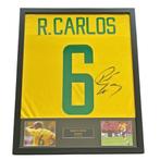 Roberto Carlos gesigneerd Brazilië thuisshirt, Verzamelen, Sportartikelen en Voetbal, Buitenlandse clubs, Shirt, Verzenden, 1695 CX, 28