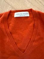 Fabiana Filippi Kasjmier Trui - Donker Oranje - Maat L, Kleding | Dames, Truien en Vesten, Ophalen of Verzenden, Zo goed als nieuw