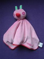NINO & IDEAS Knuffeldoekje RUPS. ROZE **Nieuw**, Ophalen of Verzenden, Nieuw, Overige typen