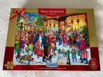 Puzzel GIBSONS 1000 stukjes  WINTER WONDERLAND, Ophalen of Verzenden, 500 t/m 1500 stukjes, Zo goed als nieuw, Legpuzzel