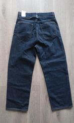 Zara baggy cinch back buckle jeans 46 NEW, Ophalen of Verzenden, Nieuw, Blauw, W33 - W36 (confectie 42/44)