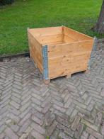 1 houten pallet en 3 opzetranden, Ophalen, 100 cm of meer, Opvouwbaar, 60 cm of meer