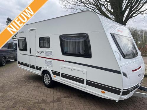 Dethleffs C'Go 475 EL 2 aparte bedden, Caravans en Kamperen, Caravans, Bedrijf, tot en met 3, Treinzit, Dethleffs, 2 aparte bedden