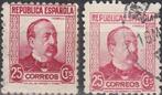 Spanje -SP1.06- 1933 - 100e Geboortedag Manuel Ruiz Zorilla, Postzegels en Munten, Postzegels | Europa | Spanje, Verzenden, Gestempeld